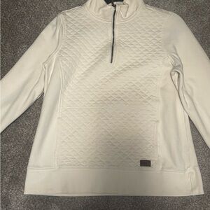 LL BeanCream Quilted Pullover